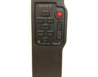 Remote Control Sony VTR RMT - 708 Video 8 - Tested and Working - Etsy