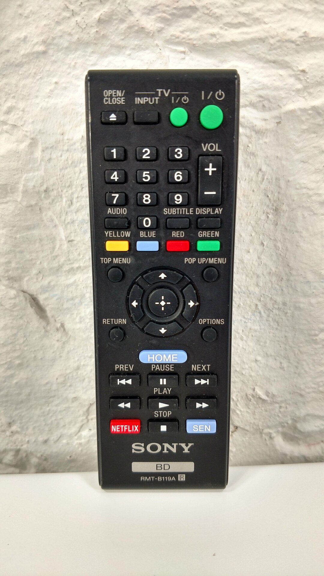 Sony RMTB119A Bluray DVD Remote Control Etsy