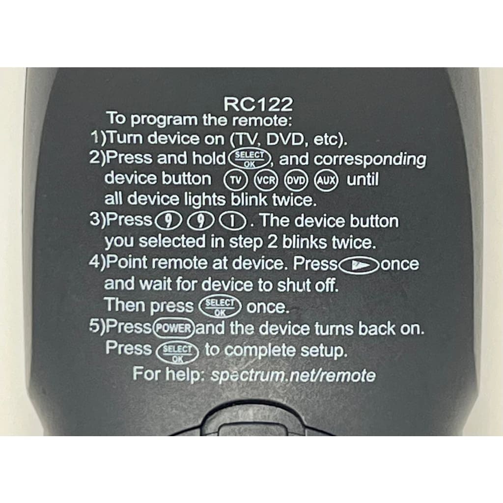 Spectrum Time Warner RC122 TV Cable Box Remote Control - Etsy