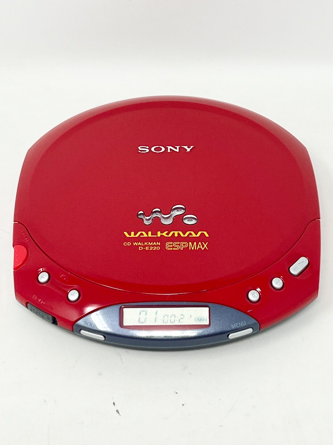 Sony Walkman CD Player D E220 Discman W ESP Max Red Etsy