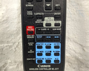 Canon WL-D77 Wireless Controller Mini DV Camcorder Remote Control