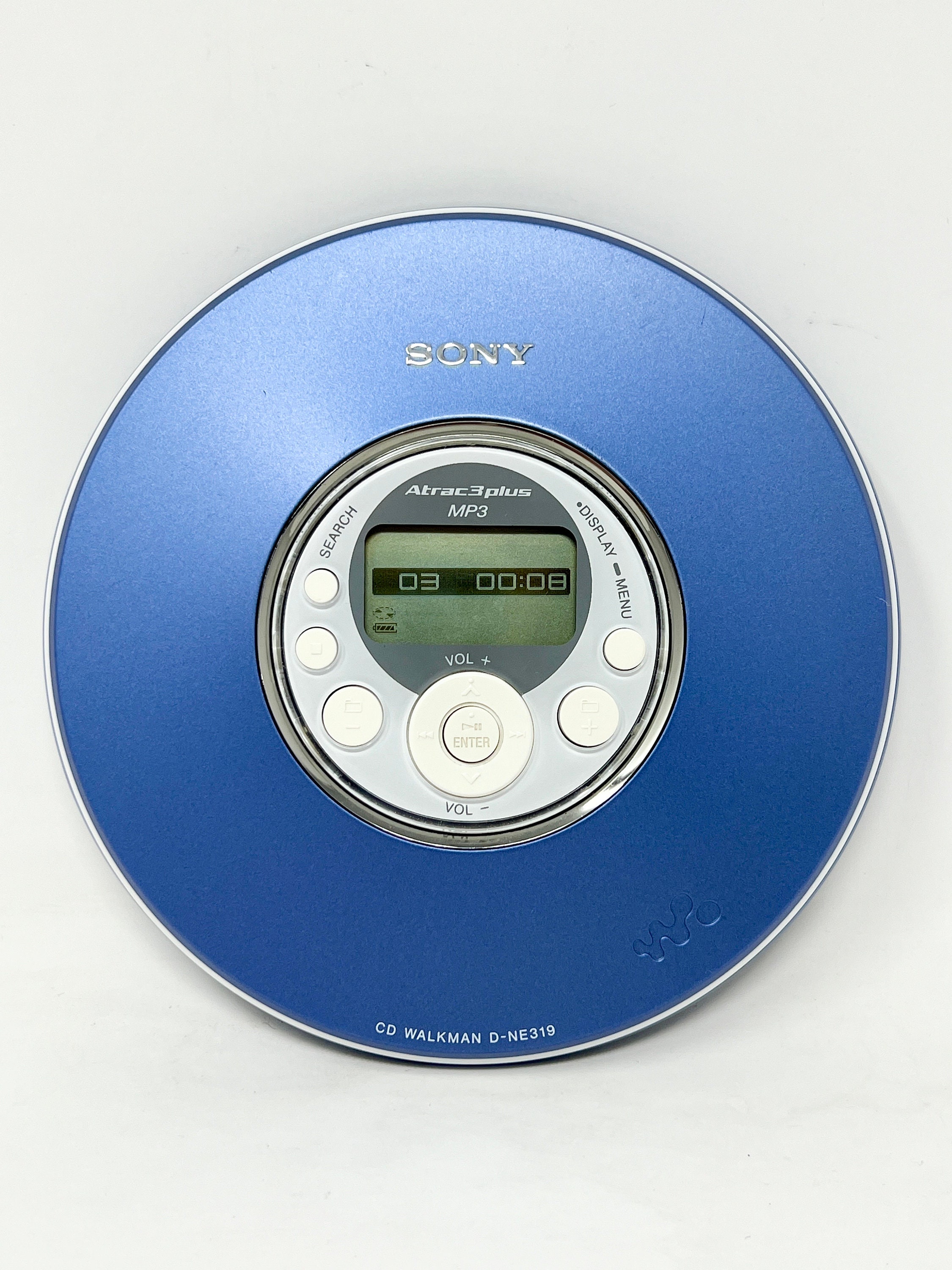 Sony Atrac3/MP3 CD Walkman D-NE319 - CD / MP3 player - blue: :  Electronics & Photo
