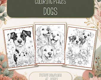 Desenhos de cachorros para colorir: 47 imagens imprimíveis de filhotes e outros animais de estimação