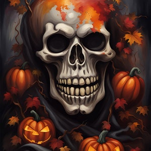 59 Fun Halloween Themed Art Prins for Parties, Invite, Treat Bags, and More - 59 individual files, Print at 8x10 up to 16x20