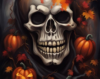 59 Fun Halloween Themed Art Prins for Parties, Invite, Treat Bags, and More - 59 individual files, Print at 8x10 up to 16x20