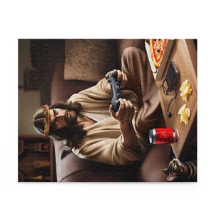 J.C. Button Masher - Family Friendly Puzzle - Three Sizes - Gamer Fans, Fun Religious Gift, Holiday Gift idea