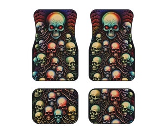 Skull Fury Car Mats (Set of 4)