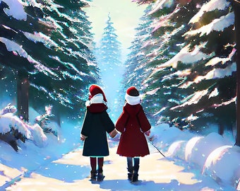 3rd Christmas Card Art Collection, Holiday Crafts, Create-Your-Own 65 Images (3of3)