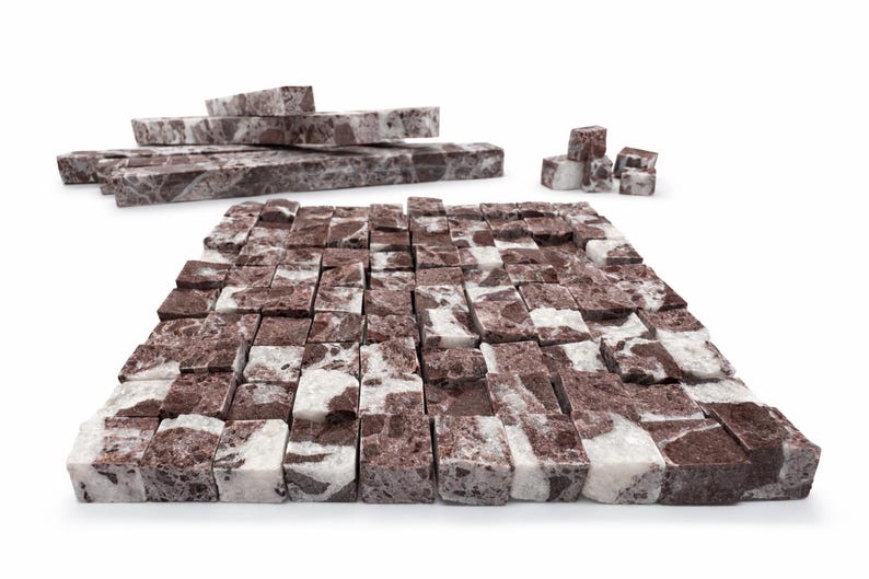 Marble Tiles for Mosaic Art | Hand Cut Roman Natural Stone Tesserae ...