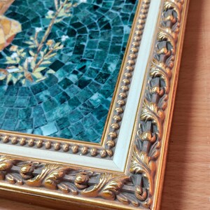 Marble Mosaic Roman Fresco, Flora Goddess Tile Art - Etsy
