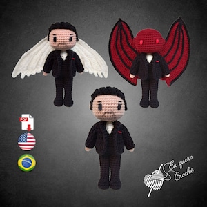 Lucifer Morningstar amigurumi crochet pattern PDF