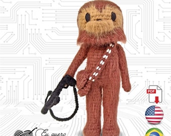 Chewbacca Toy Art amigurumi crochet pattern PDF