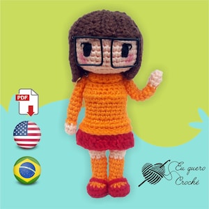 Velma Toy Art amigurumi crochet pattern PDF