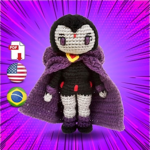 Raven TT Toy Art amigurumi crochet pattern PDF