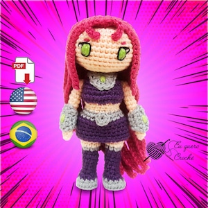 Starfire TT Toy Art amigurumi crochet pattern PDF