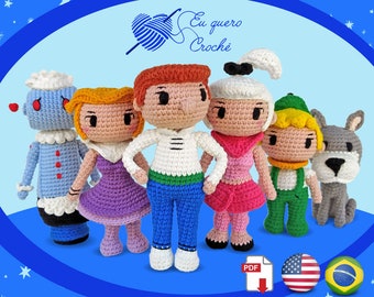 The Jetsons PACK 6 Patterns 20%OFF amigurumi crochet PDF