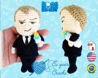 Boss Baby amigurumi pattern PDF ONLY, crochet