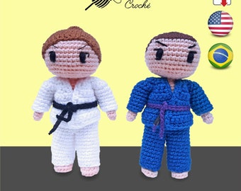 Fighters amigurumi crochet pattern PDF