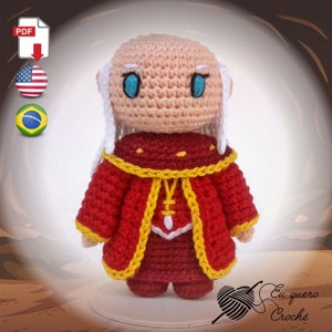 Dungeon Master DD Toy Art amigurumi crochet pattern PDF