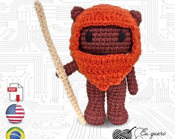 Ewok Toy Art amigurumi haakpatroon PDF