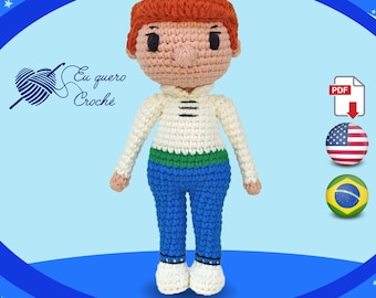 George Jetson amigurumi haakpatroon PDF