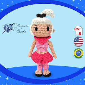 Judy Jetson amigurumi crochet pattern PDF