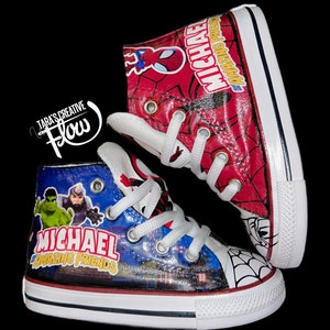 Character Inspired Licensed Converse Customized (kids) - Etsy