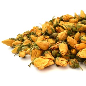 Gele Rose Buds 1L Natuurlijke Tafel Confetti - Bruiloft Tafel Confetti - Biologisch afbreekbare Tafel Decoratie