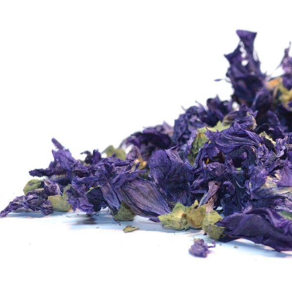 Blue Mallow Flowers 1L Natural Confetti Wedding Confetti, Real Petal Confetti, Biodegradable Confetti, Celebration, Natural Petals