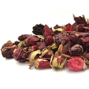 Red Rose Buds 1L Confetti da Tavolo Naturali - Confetti da Tavolo da Sposa - Decorazione Da Tavola Biodegradabile