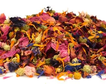 Wedding Confetti, Summer, 1 Litre, Dry Petals, Biodegradable Confetti, Natural Confetti, Petal Confetti, Dried Flowers, Flower Girl Basket