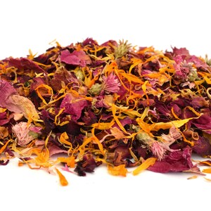 Coriandoli biodegradabili al tramonto Coriandoli da matrimonio da 1 litro Coriandoli naturali Ragazza di fiori Petali di rosa Coriandoli di fiori secchi Petali da lanciare