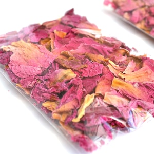 Pacotes de confetes biodegradáveis - peônia - Envelopes de confetes de casamento 100% naturais, decoração, sacos de confetes ecológicos Boho Confetti Eco!