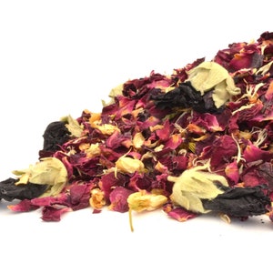 Confettis biodégradables, nuit étoilée, confettis de mariage, grange de mariage rustique, confettis naturels, bouquetière, fleurs séchées, vrai pétale, 1 l