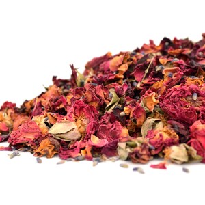 Natürliches Konfetti, Englischer Garten, Hochzeitskonfetti, Blumenmädchenkorb, Blütenblattkonfetti, biologisch abbaubar, Hochzeitsgang, Rosenkonfetti 1 Liter