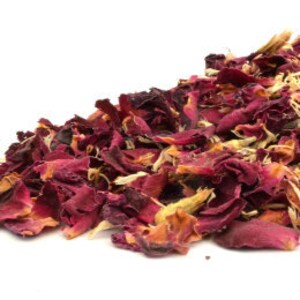 Coriandoli biodegradabili, Rosa ghiacciata, Coriandoli nuziali, Coriandoli naturali del fienile nuziale rustico, Petali veri della damigella di fiori, Fiori secchi, 1 litro