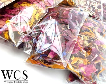 Biodegradable Confetti Envelopes- 100% Natural Wedding Confetti Packets, Decor, Ecofriendly Confetti Boho Confetti - Pick Your Confetti!