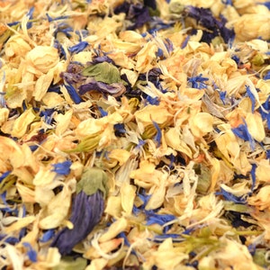 Coriandoli biodegradabili, Artico, 5 litri 50-60 ospiti, Coriandoli matrimonio invernale, Bianco, Blu, Matrimonio rustico, Coriandoli naturali, Ragazza dei fiori