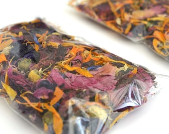 Biodegradable Confetti Packets - Summer - 100% Natural Wedding Confetti Envelopes, Decor, Ecofriendly Confetti Bags Boho Confetti Eco!