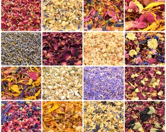 Biodegradable Confetti | Dry Flower Confetti | Flower Girl Basket | Wedding Confetti | Flower Confetti | Natural Petal Confetti | 30 Types