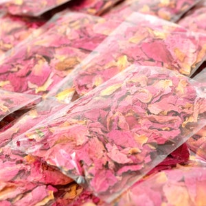 Konfetti Umschläge - Pfingstrose - 100% biologisch abbaubar Konfetti Päckchen, Dekor, Ökologische Konfettibeutel, Boho Konfetti Beutel
