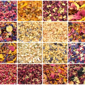 Mixed Dried Flowers for DIY Arts and Crafts Great for Soaps Bath Bombs Candles Bath Salts and Resin Jewelry Wedding Confetti