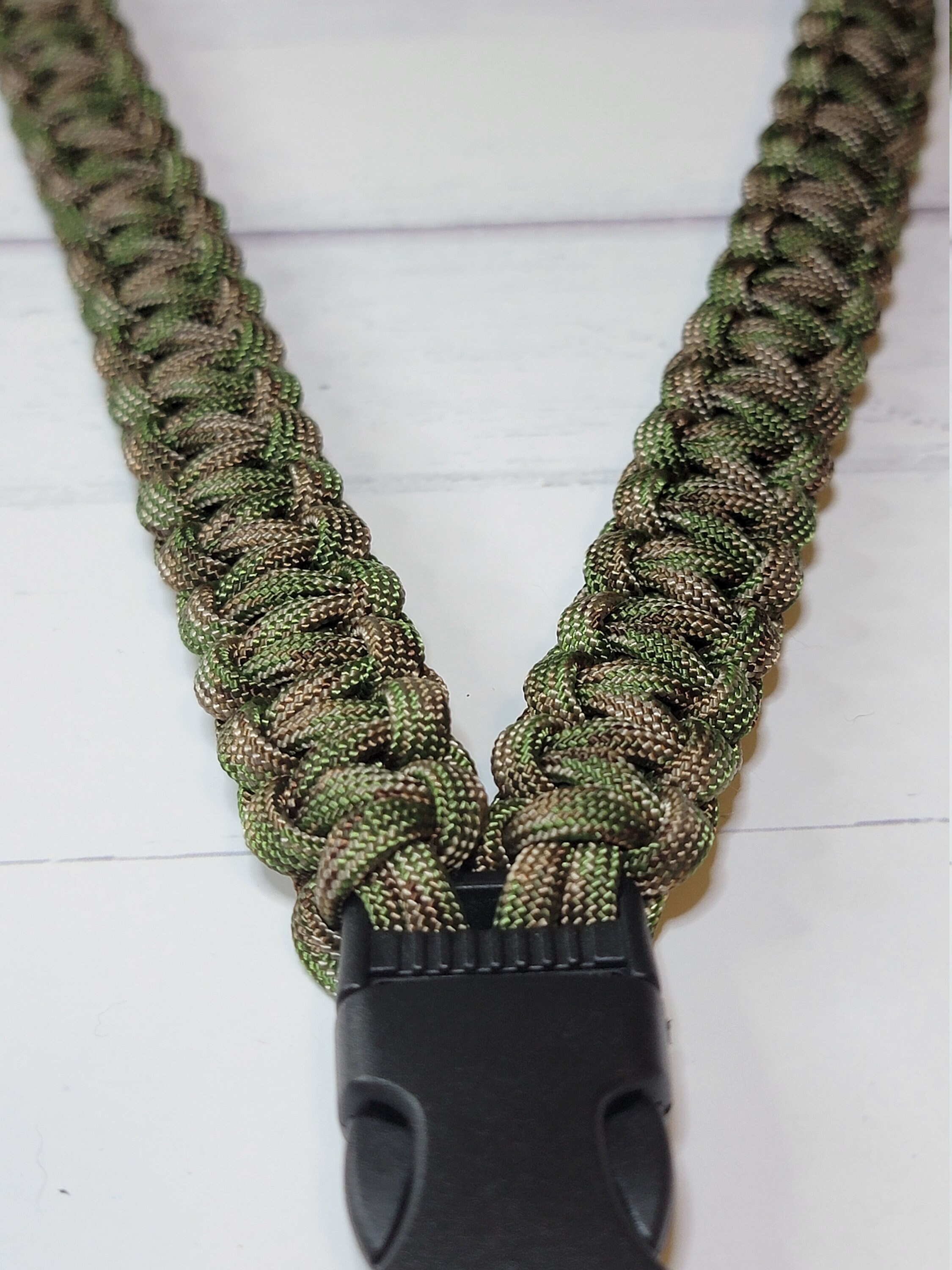 Camo Paracord Lanyard W/ Breakaway Buckle Key Lanyard Key Etsy