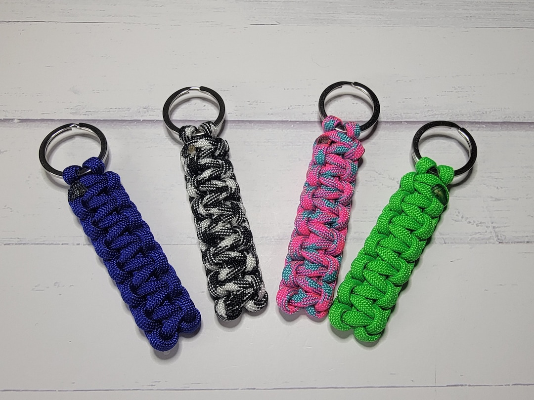 Paracord Keychain, 3 Inch Keychain, Braided Keychain, Paracord Key Fob