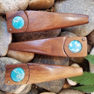 Aqua Blue Jasper Pocket Pipe