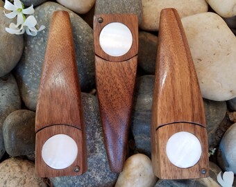White Mother of Pearl Pocket Pipe