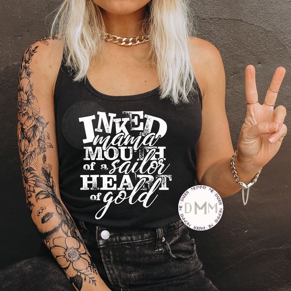 Tattoo Tank Top Etsy