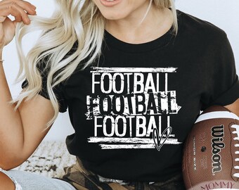 Football Grunge Graphic T-Shirt