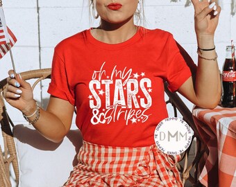 Stars & Stripes 4th Of July Unisex Tee