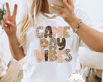 Game Day Vibes Graphic Tee, Football Mom Shirt